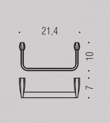 Полотенцедержатель COLOMBO DESIGN TRENTA B3031.NM кольцо