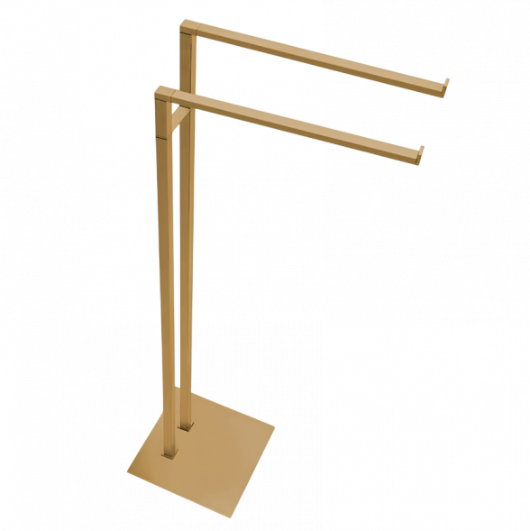 Стойка COLOMBO DESIGN MINI Q B5038.OM с полотенцедержателем двойным цвет золото матовое