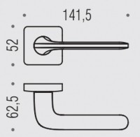 Дверная ручка Colombo ROBOQUATTRO S ID51RSB золото
