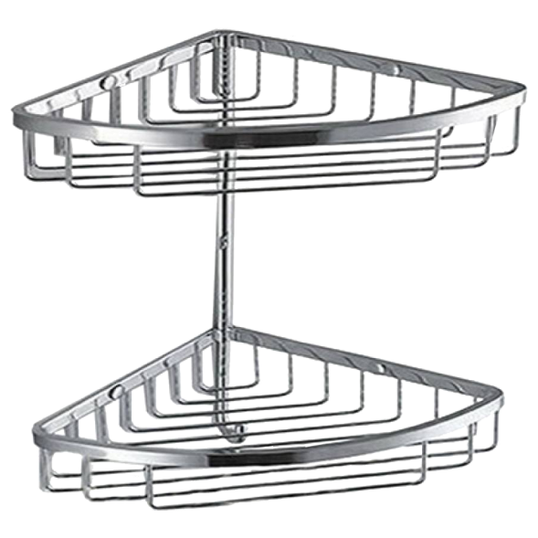 Полочка корзинка COLOMBO DESIGN ANGOLARI B9617 угловая двойная с крючком