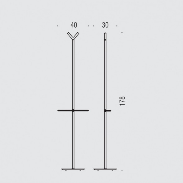 Стойка COLOMBO DESIGN PLANETS B9804 с полотенцедержателем и крючком двойным