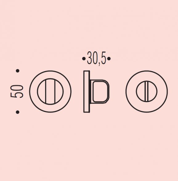 Фиксатор сантехнический Colombo Design Rosetta FF19 BZG золото матовое