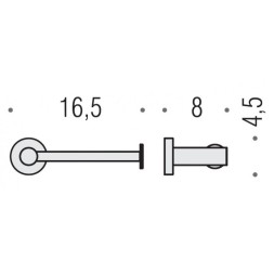 Держатель туалетной бумаги COLOMBO DESIGN PLUS W4908.BM без крышки