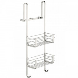 Полочка корзинка COLOMBO DESIGN CAVALLETTI E SEDILI B9634 навесная двойная с крючками