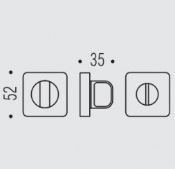 Фиксатор сантехнический Colombo Design Rosetta OneQ CC29 BZG белый