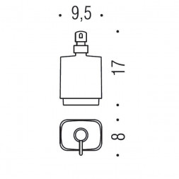Дозатор COLOMBO DESIGN TIME W4281 настольный