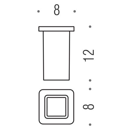 Запасной стаканчик Colombo OVER B7052