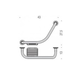 Поручень COLOMBO DESIGN CONTRACT B9722