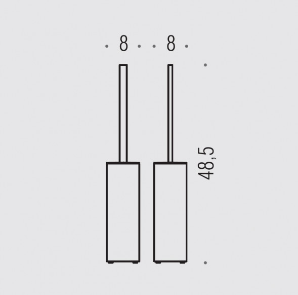 Ершик COLOMBO DESIGN LOOK B1606.NM напольный