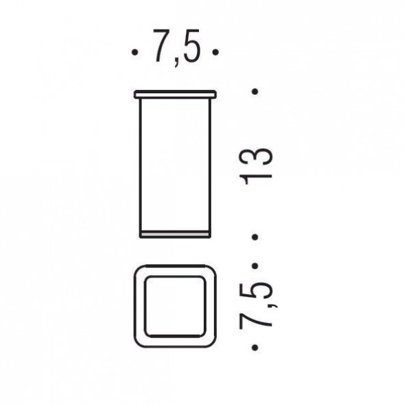 Стакан COLOMBO DESIGN LULU B6241.GOLD настольный