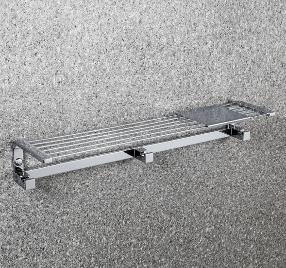 Полочка COLOMBO DESIGN TIME W4275 с крючками с металлической полочкой