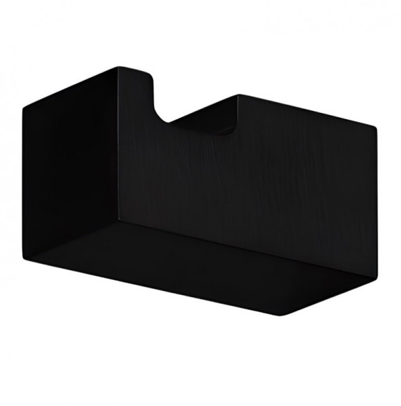 Крючок COLOMBO DESIGN MINI Q CD127.NM одинарный цвет черный матовый