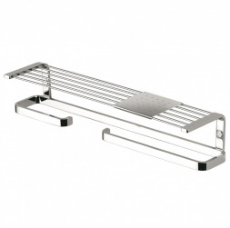 Полочка COLOMBO DESIGN TIME W4276.SX с бумагодержателем с полотенцедержателем с металлической полочкой