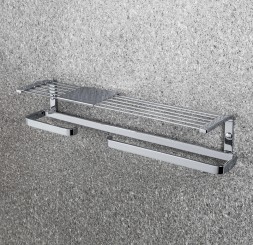 Полочка COLOMBO DESIGN TIME W4276.SX с бумагодержателем с полотенцедержателем с металлической полочкой