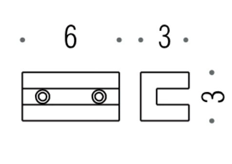 Запасной держатель для полки Colombo Look B16PZ