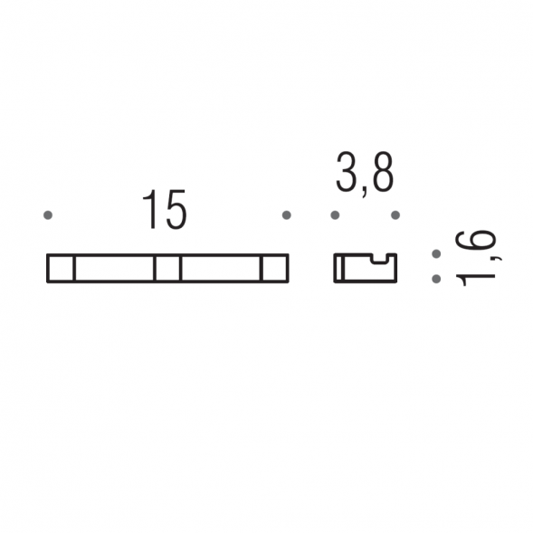 Крючок COLOMBO DESIGN MINI Q CD137.HPS1 тройной цвет нержавеющая сталь