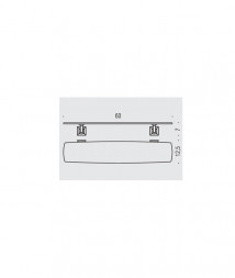 Полочка COLOMBO DESIGN PORTOFINO B3216 стеклянная