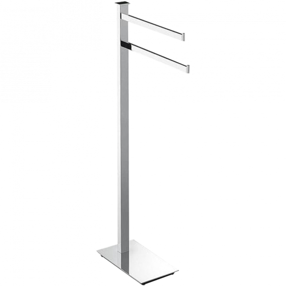 Стойка COLOMBO DESIGN UNITS B9103 напольная с 2 полотенцедержателями