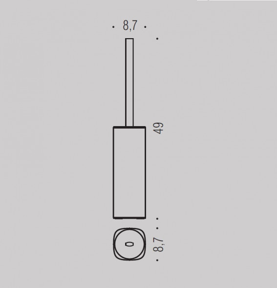 Ершик COLOMBO DESIGN TRENTA B3006.NM напольный