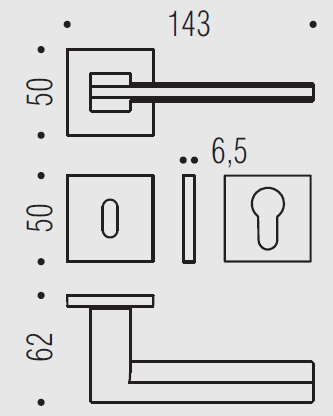 Дверная ручка Colombo ELECTRA MS11RSB черный матовый