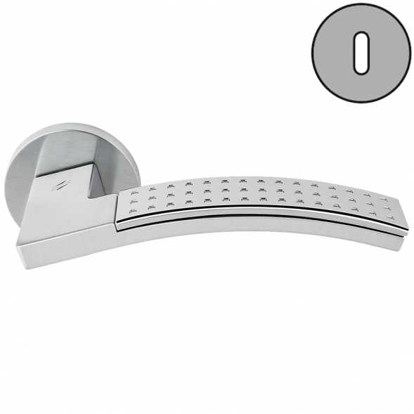 Дверная ручка Colombo TRAMA LC81R хром матовый/хром