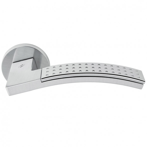 Дверная ручка Colombo TRAMA LC81RSB хром матовый/хром