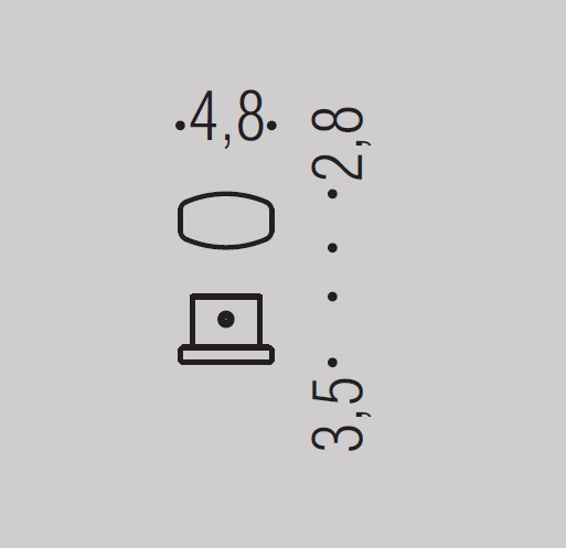 Крючок COLOMBO DESIGN TRENTA PT17.NM одинарный