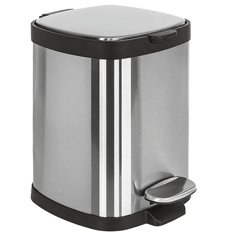 Ведро COLOMBO DESIGN COMPLEMENTI B9213 напольное с крышкой с педалью 5 л