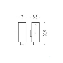 Дозатор COLOMBO DESIGN CONTRACT B9986N настенный