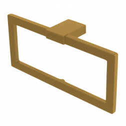 Полотенцедержатель COLOMBO DESIGN MINI Q B5031.OM кольцо цвет золото матовое