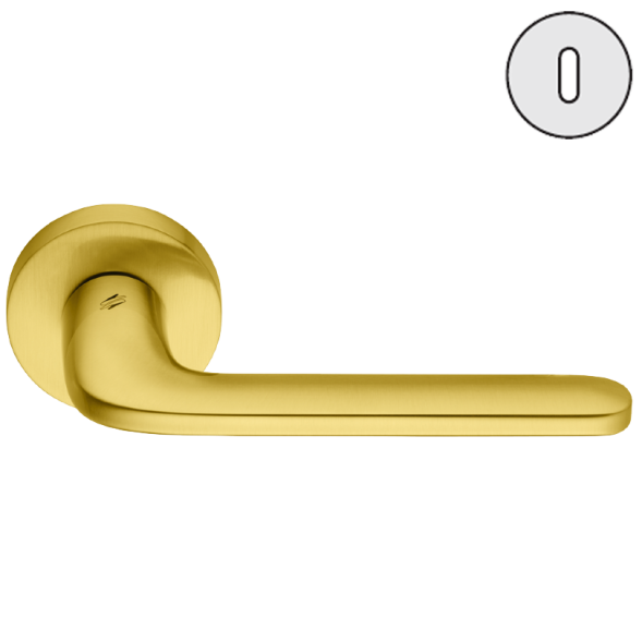 Дверная ручка Colombo ROBOQUATTRO ID41R золото матовое