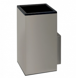 Стакан COLOMBO DESIGN MINI Q B5002.HPS1 настенный цвет нержавеющая сталь