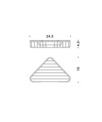 Полочка корзинка COLOMBO DESIGN BASIC B2734 угловая