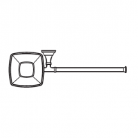 Полотенцедержатель с мыльницей